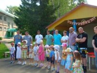 В детском саду Кубинки прошли оригинальные соревнования пап