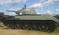 Парк «Патриот» подготовил танк Т-34 «Снайпер» для показа на рок-фестивале «Нашествие»
