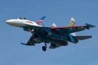 «Русские витязи» провели плановые полеты для отработки одиночного пилотажа